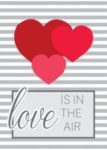 Love is in the Air Romantic Card