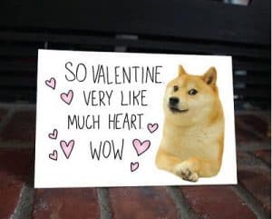 So Valentine Cat Greeting Card