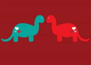Rawr Romantic Card