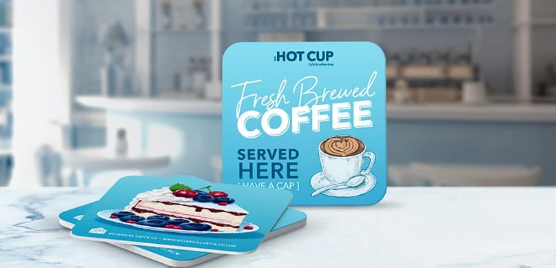 custom printed coasters