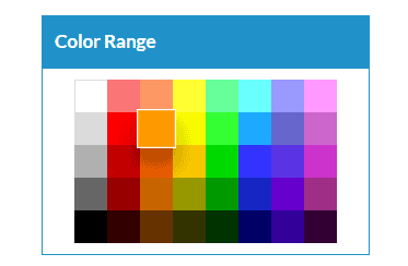 design your own merchandese color pallette