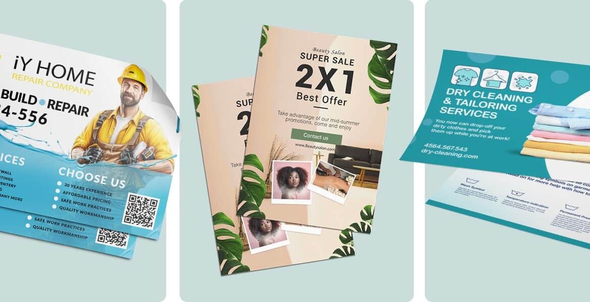 Flyer gestalten 2025: Trends, Größen & Drucktipps