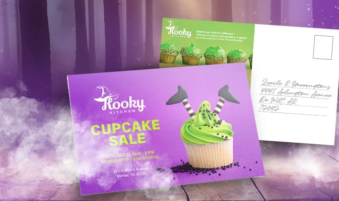 Halloween-Marketing mit Stickern, Flyern & Postkarten: So bleibt Ihre Marke im Gespräch