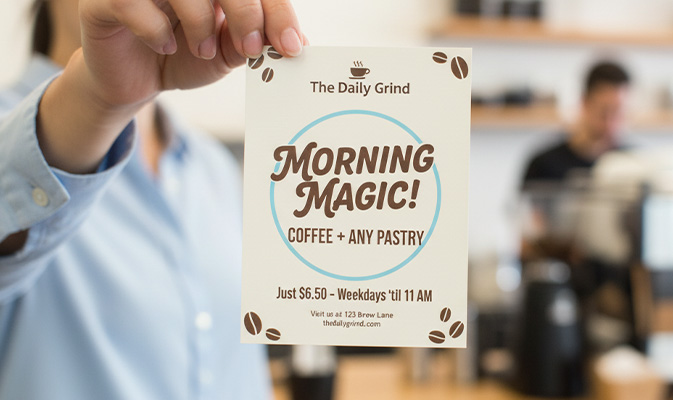 Flyer oder Social Media Ads? Wann Print im Frühling besser funktioniert