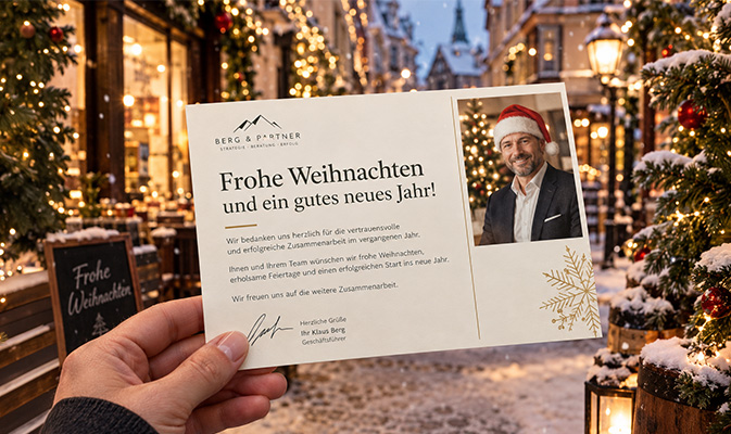 Geschäftliche Weihnachtsgrüße: Texte und Beispiele für Kunden und Geschäftspartner